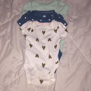 3 piece cloud island onesies